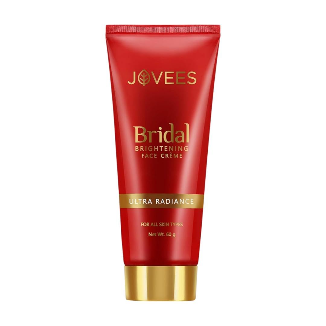 Jovees Herbal Bridal Face Creme | For Natural Glow and Brightness | Ultra Radiance, Hydrated and Flawless skin | Daily Use | For All Skin Types 60 GM