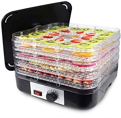 Vriesdroger voor thuis, 30-90℃ instelbare temperatuur en timer voedseldroger, roestvrijstalen voedseldroger voor rundvlees, fruit, vlees, groenten,12-Layer