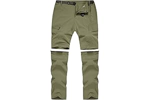 MANSDOUR Men's Convertible Pants: A Versatile Companion for Outdoor Adventures!