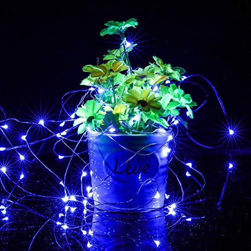 Twinkle star 33ft 100 led silver wire string lights fairy string lights battery operated led string lights for christmas wedding party home holiday decoration 2 Twinkle star 33ft 100 led silver wire string lights fairy string lights battery operated led string lights for christmas wedding party home holiday decoration - image 3