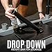 QUICKPLAY Weighted Push/Pull Sled - Heavy Duty Steel Strength & Conditioning Sled - Build Explosive Power, Speed & Agility - Folding, Compact Design - for 50mm Olympic Plates (Full Sled)