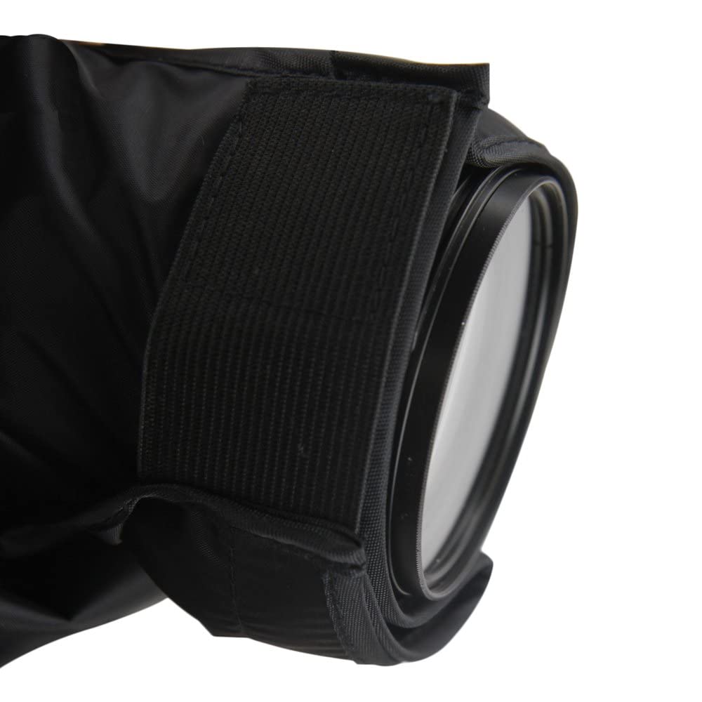 JJC Nylon Caméra Couverture Anti-Pluie Housse Protection Imperméable pour Nikon D750 D600 D7500 D7000 D5600 D5500 D3500 D90 D80 Canon 700D 650D 550D 1500D 1200D 30000D DSLR