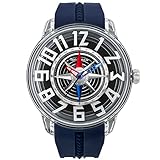 [テンデンス] 腕時計 King Dome キングドーム ブラック 文字盤 ポリアミド ミネラルガラス クォーツ 50MM Watch TY023006-NV メンズ [並行輸入品]