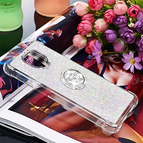 Ysnzaq Cover per Xiaomi Redmi Note 9 Pro, Glitter