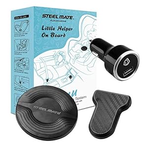 STEELMATE 1U Automotive Baby Car Seat Alarm System Reminder, Backseat Baby in Car Reminder Warning w/ Light & Sounds…