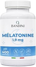 Bandini® Melatonin 400 Tablets, Pure 1.9 mg - For +1 Year - For Sleep | Fast Sleep and Rest - Melatonin Dietary Supplement Highly Dosed - Sleepy - Jet Lag