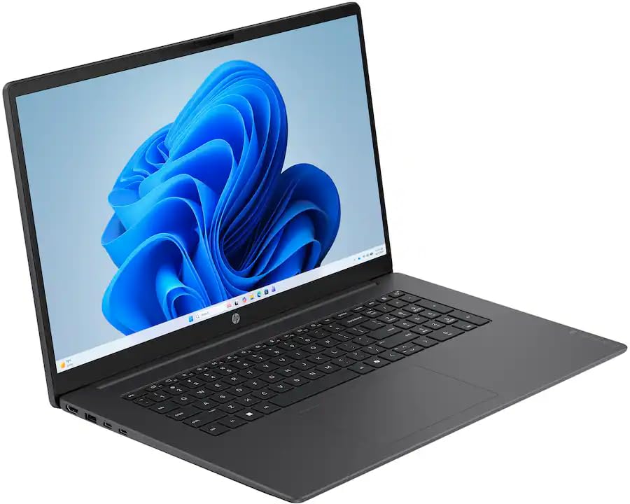 Image of HP OmniBook 3 Personal Laptop, 2026, 17.3 inch 1920x1080 IPS, Intel-12 Core Ultra 7 255U, 16GB LPDDR5, 1TB SSD, Win11 Home, Backlit KB, Wi-Fi 7, BT 5.4, 1080p FHD Camera, Mica Silver