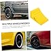 GLEAVI 5sets Car Block Camper Wheel Chock Leveling Blocks Ramp Vehicle Chock Wheel Chocks for Rv Trailer Travel Trailer Wheel Chock Trailers Wheel Chock Trucks Threshold Ramp Yellow 2pcs*5
