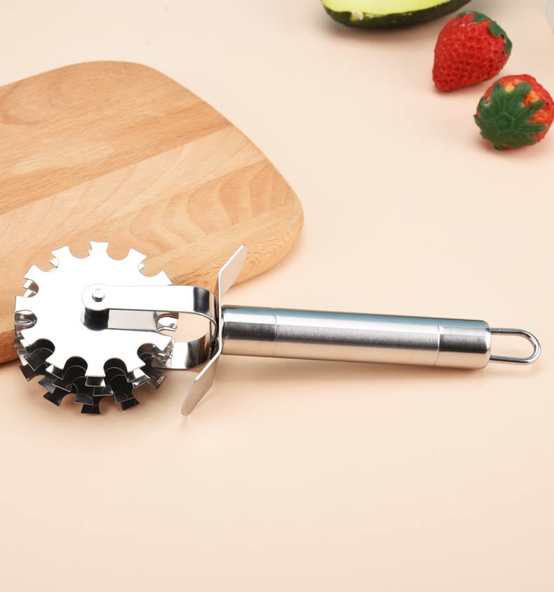 Wilsonzin Fleischklopfer Fleischroller Fleischstecher Fleischzartmacher Rostfreier Stahl Fleischstecher5 Runden Fleischrollen Zart Küchenwerkzeuge für Hühnchen Steak Tenderizer Nadeln Roller 2 Stück