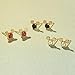 Kendra Scott x Disney 14k Gold-Plated Mickey Mouse Stud Earrings in White Pearl, Fashion Jewelry for Women