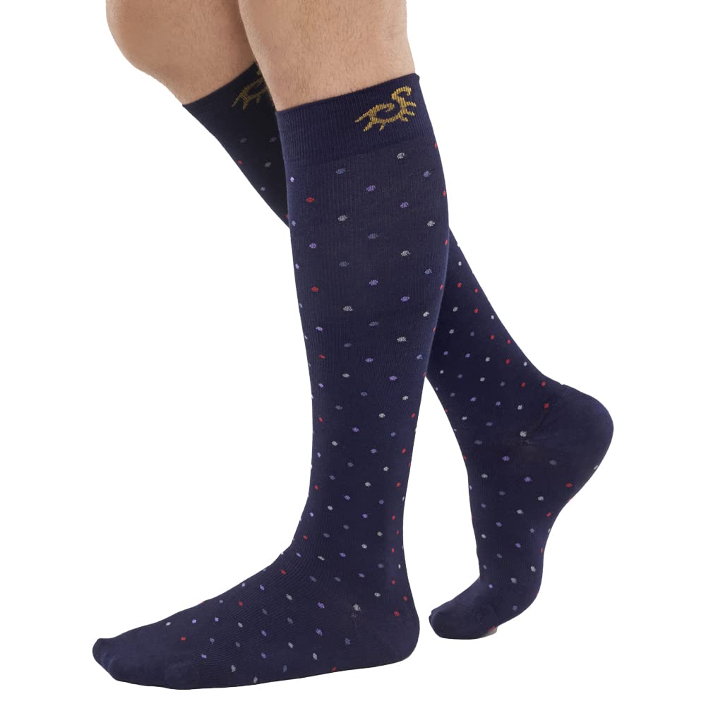 SOLIDEA Unisex Gambaletti Socks For You Pois Compressione Graduata 18/24 mmHg