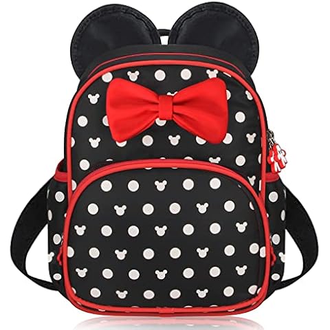 Voikukka Cute Little Girls Kid Backpack Mini Mouse Backpacks for Toddler Girl Backpack Small Kids Backpack Preschool Backpacks Toddler Bookbag Children Travel Mini Backpack Cover