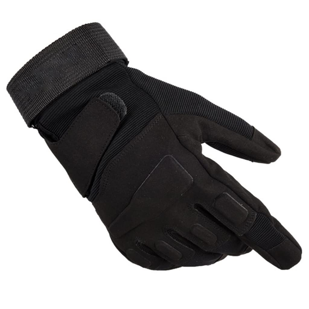 QWinter Mens Lightweight Breathable Riding Non-Slip Wearable Finger Half Finger Gloves