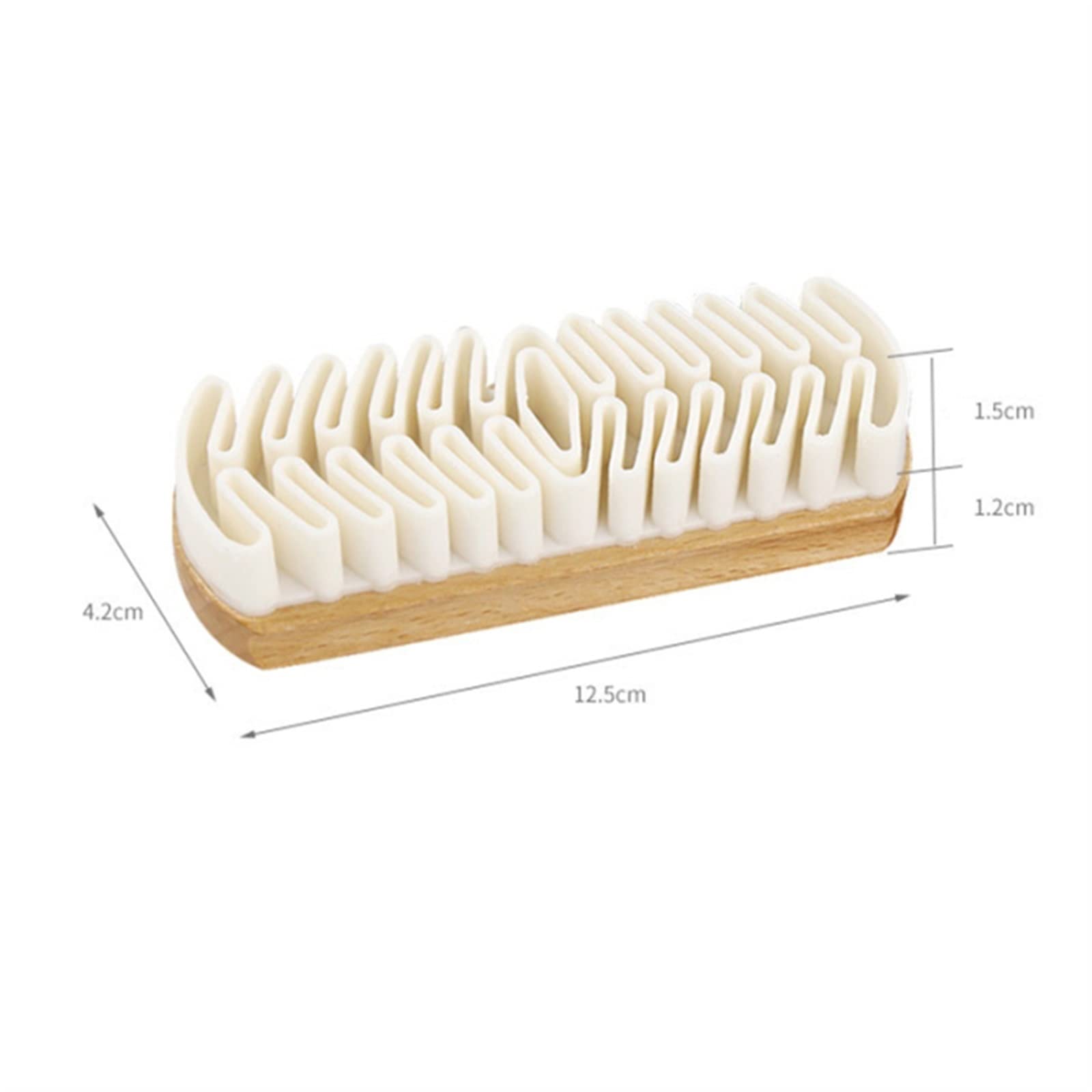 Brosses à Chaussures, Brosse de Nettoyage nettoyant Brosse à récurer en crêpe pour Chaussures en Daim Nubuck Acier avec Accessoire pour la Maison