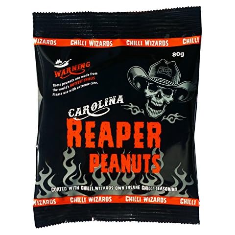 Carolina Reaper Peanuts - Hot as Hell Seasoned Peanuts 80g Cover