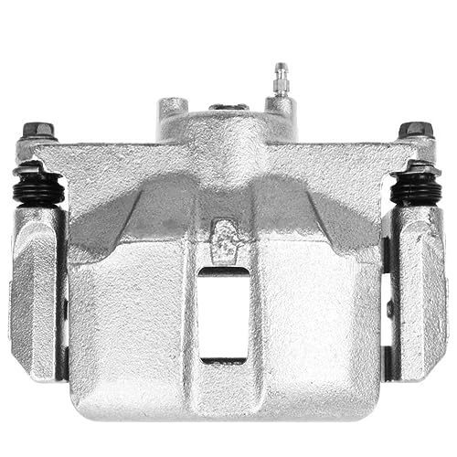 Image of Detroit Axle - Front Brake Calipers w /Brackets for 2009-2022 Nissan Maxima | 2009-2012 Sentra - 2pc Front Passenger & Driver Side With Bracket Replacement Set