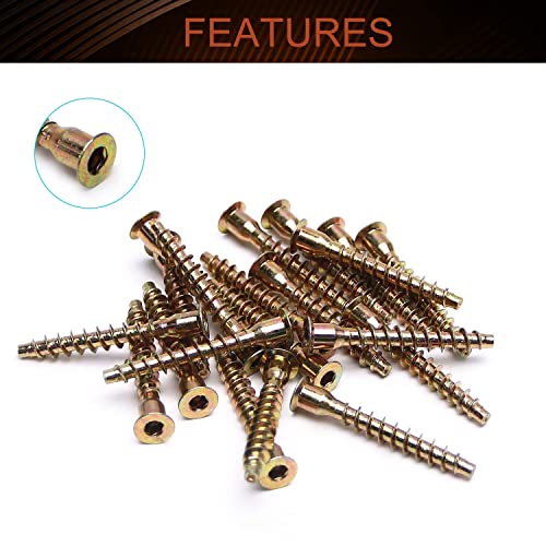 Tornillo Autorroscante M7x50mm Acero Carbono Zinc Bronze miniatura 2