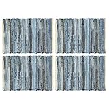 Handgemacht, damit jedes Stück ein Unikat ist! Die Lieferung umfasst 4 Tischsets.