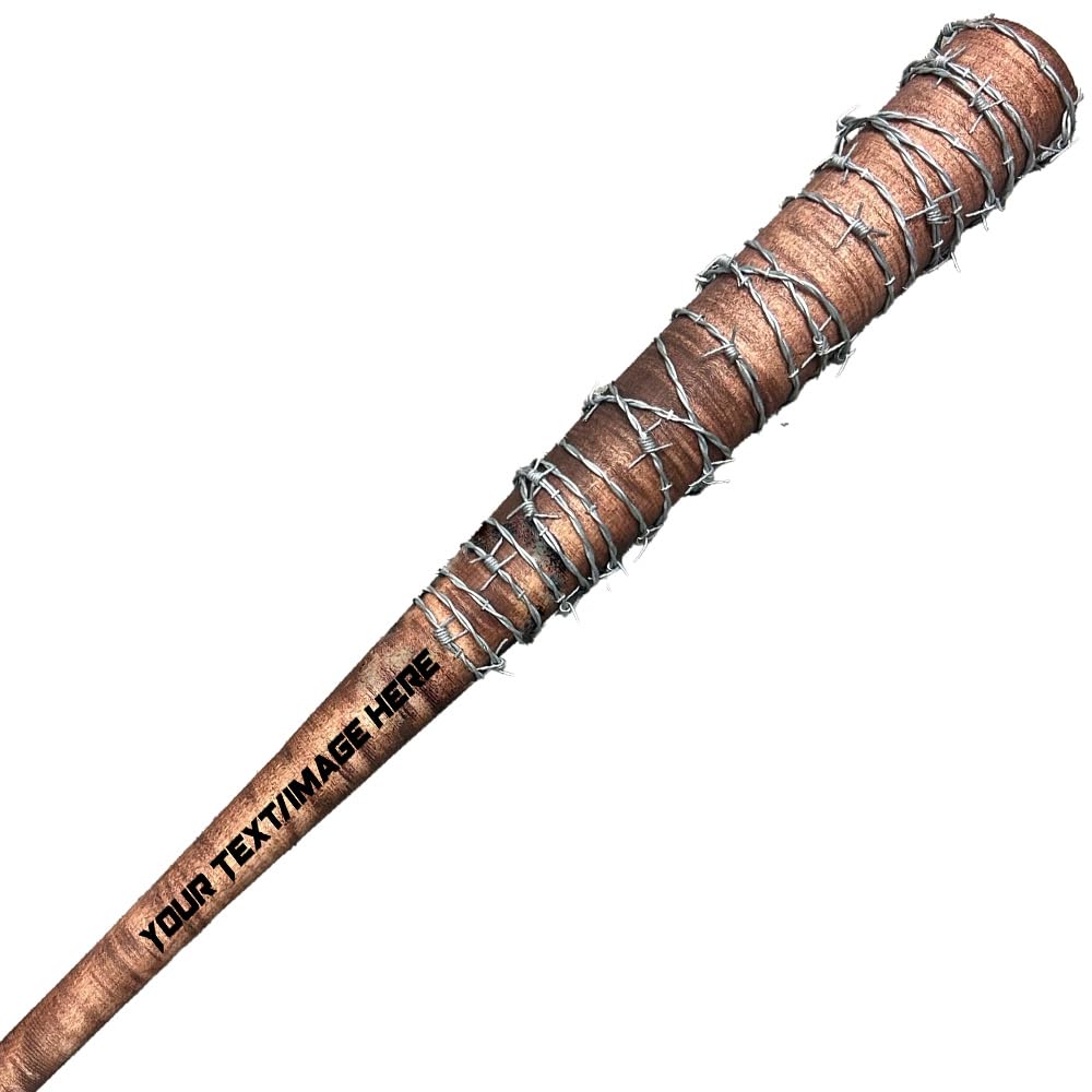 Custom-Engraved Walking Dead Lucille Negan Hardwood Replica