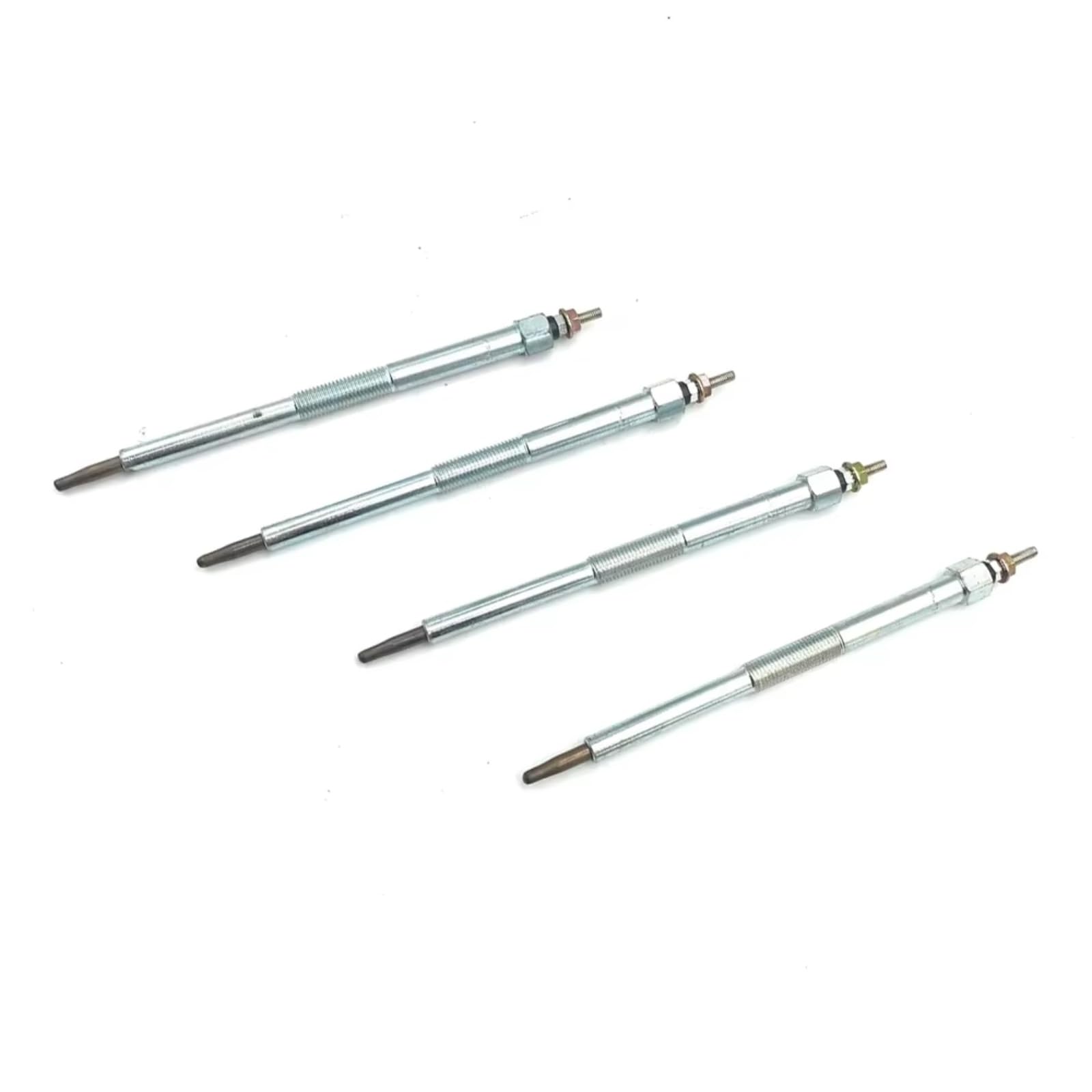 Bujía precalentamiento automóvil Compatible Con Para Navara Para D40 2006 2007 2008 2009 2010 2011 2012 4 Bujías Incandescentes Para Vehículos, 11065-AD200.