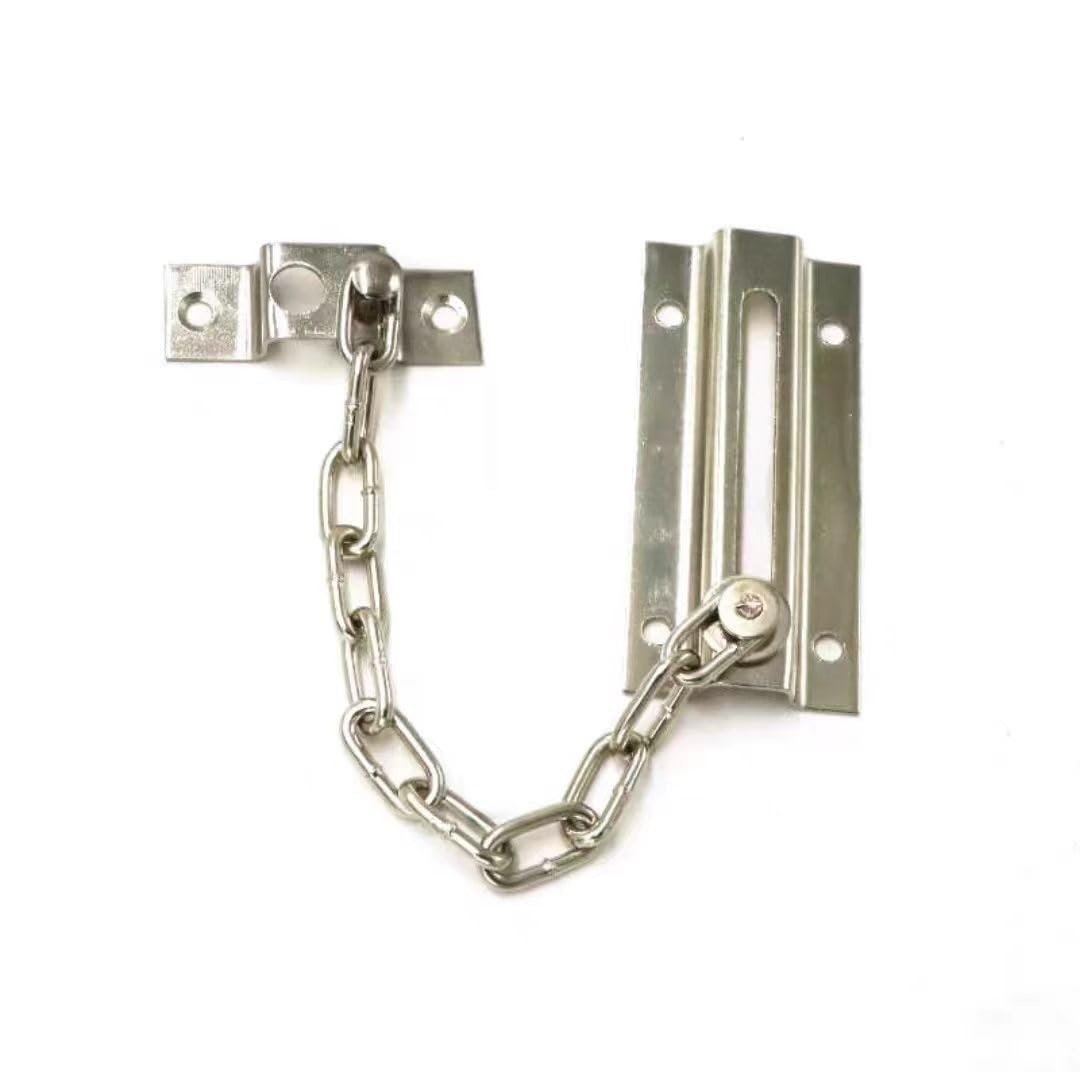 LKLNKVL door chain, Door Security Chain Lock Carbon Steel Anti-Theft Limiter for Wooden Doors in Home, Hotel, Apartment Chains