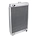 Universal Aluminum Radiator - 27 Inch Tall, Passenger Side Outlet with Radiator Filler Neck