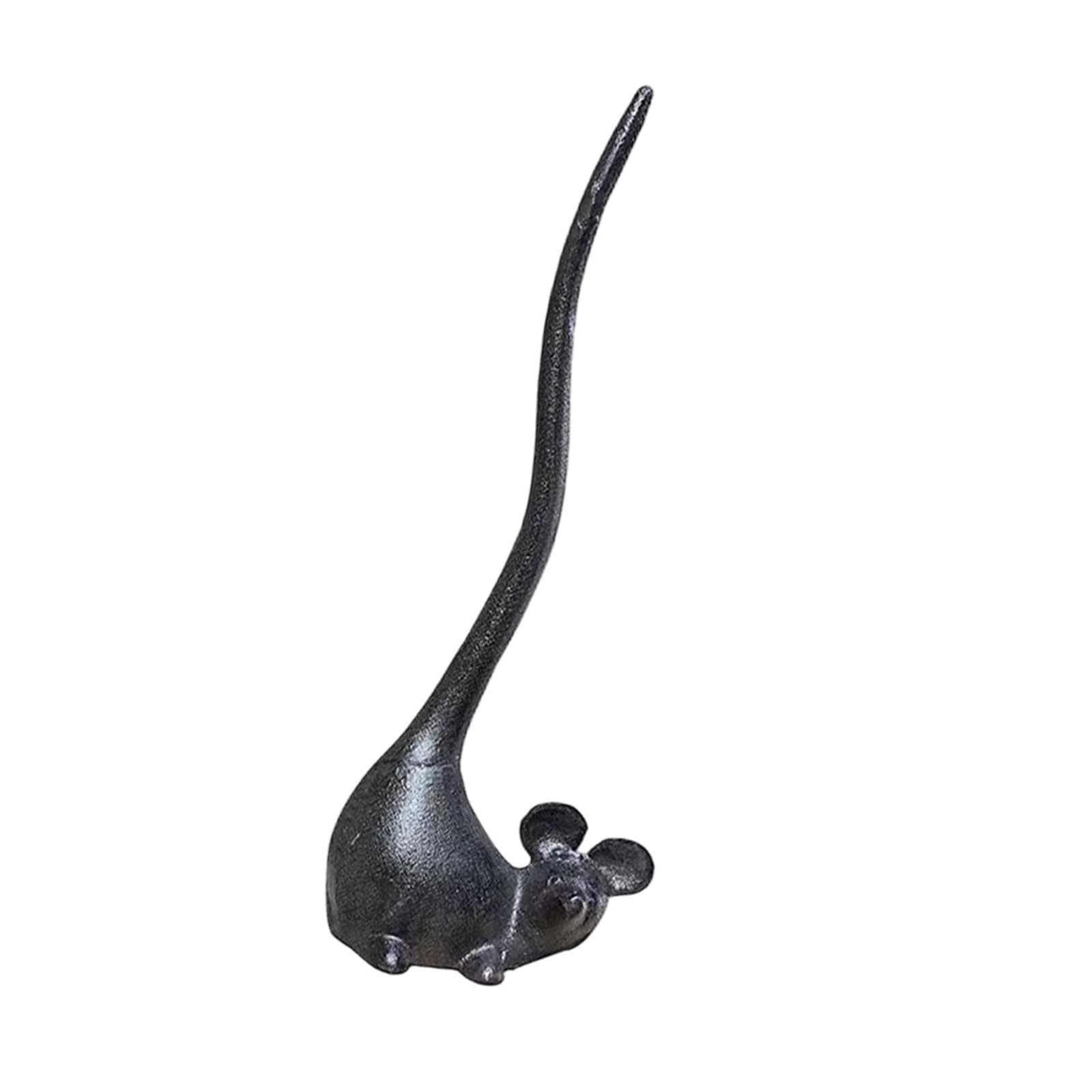 Cast Iron Paper Towel Holder Stand with Weighted Base Freestanding Papers Roll Holder for Small Space for Bathroom & Kitchen