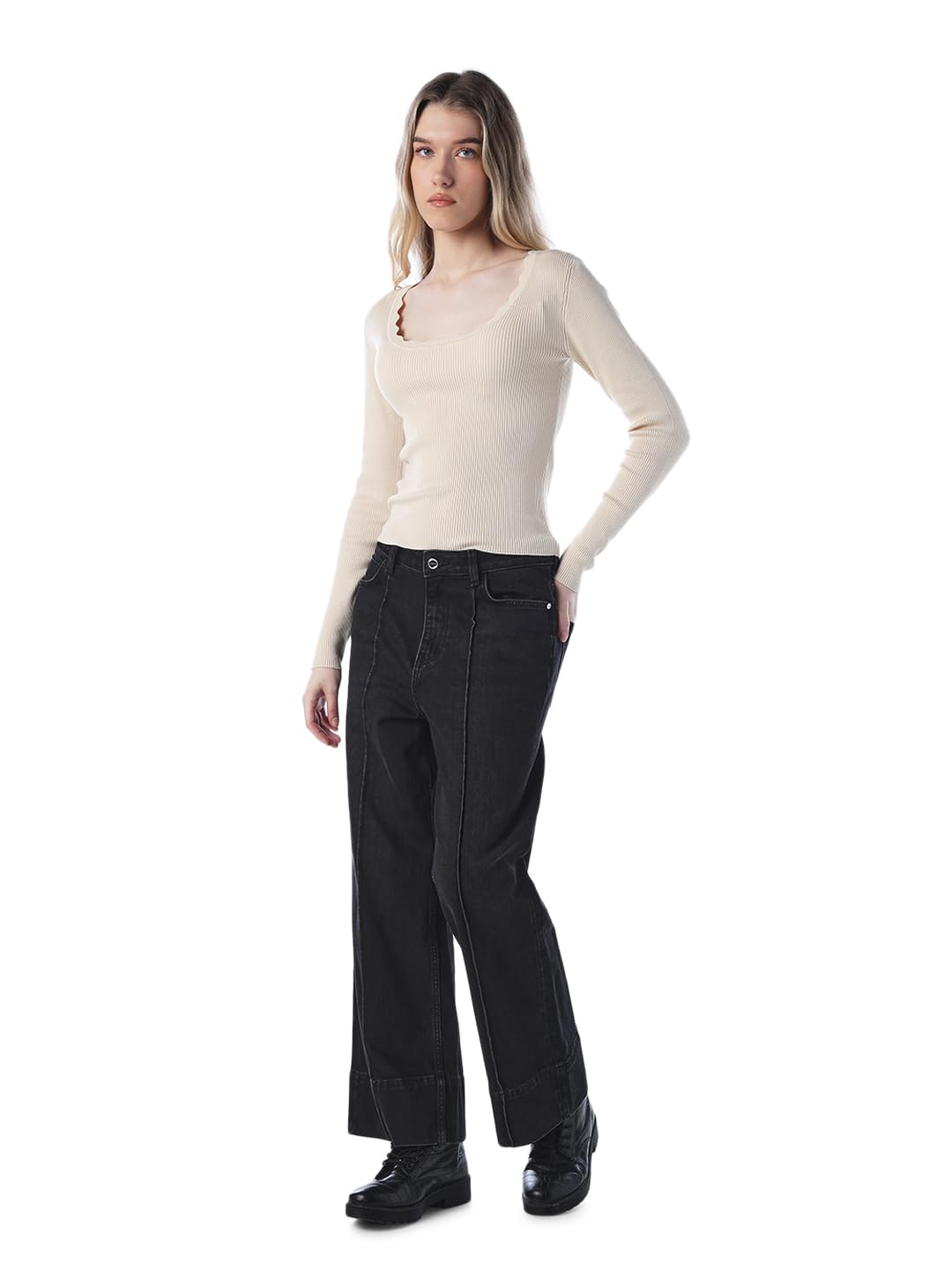 Women's Regular Fit Pullover Sweater-image-46