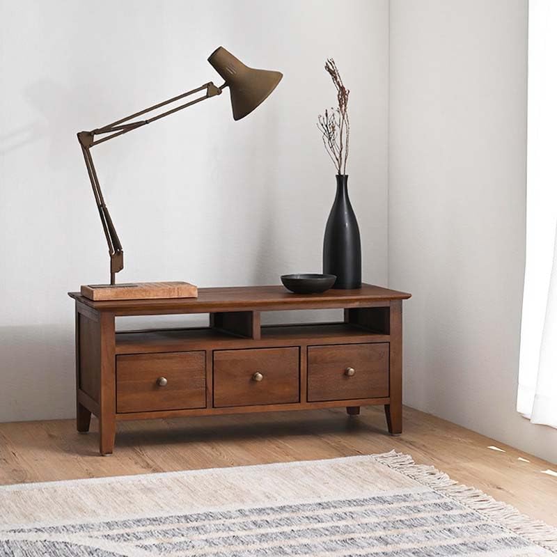Amazon｜アジアン家具 チーク無垢 木製 テレビ台 ローボード TV