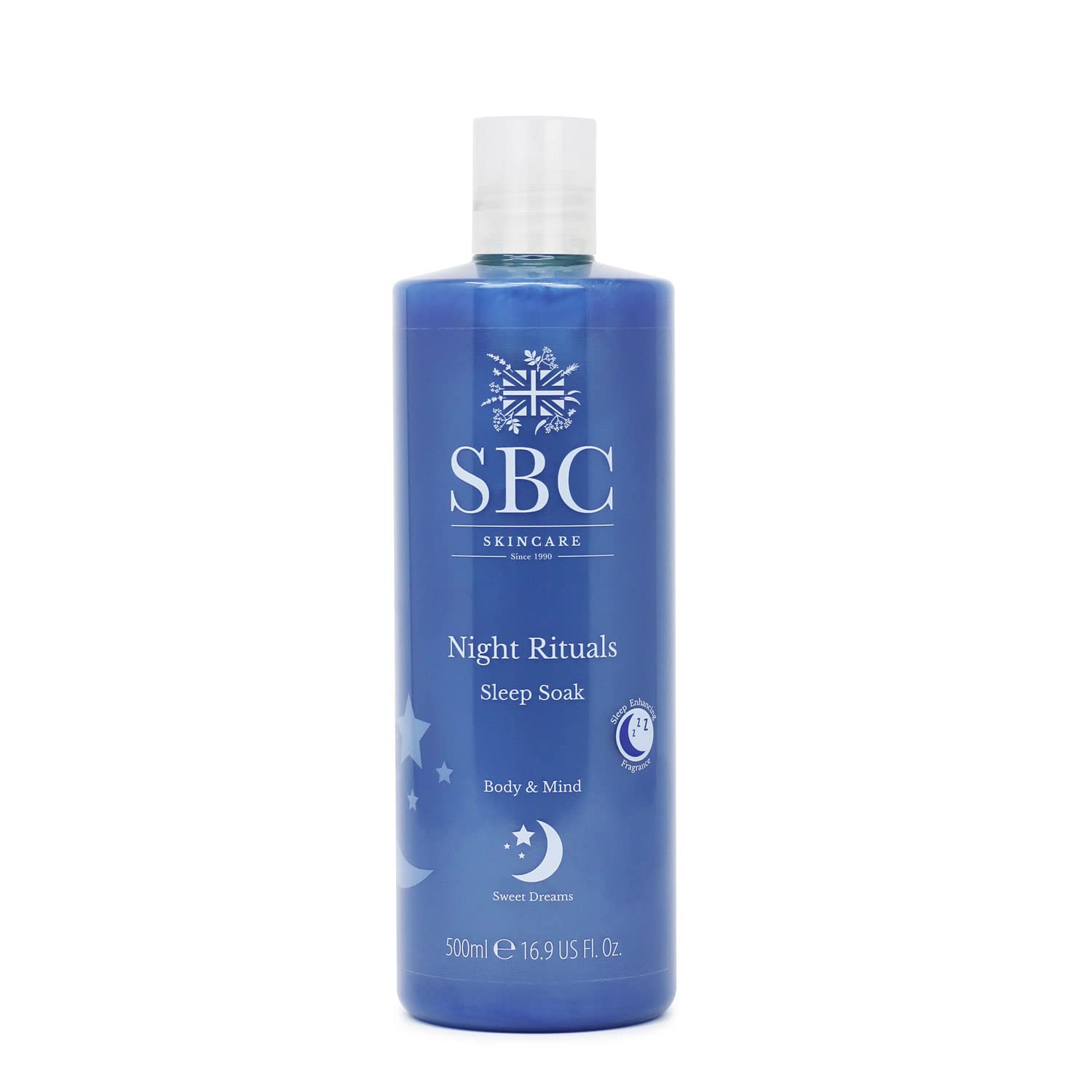 SBC Skincare Night Rituals Sleep Soak 500ml, Soothing Bedtime Bubble Bath for All The Family