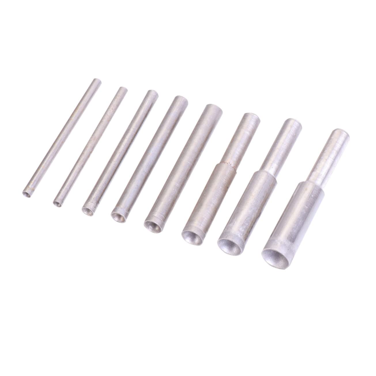 KONTONTY 7pcs Grinding Sander Grinding DIY Beads Rotary Grinding Head Grinding Beads Grinding Machine Tool Grinding Rotary Tool Jewelry Rotary Polishing Machine Beads Sander Tool Silver