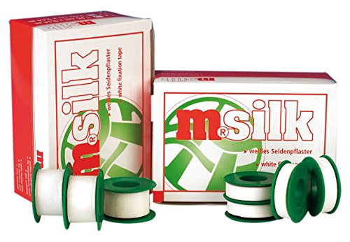 m.silk 03178520 Tiritas de seda, sin anillo protector (24 unidades)