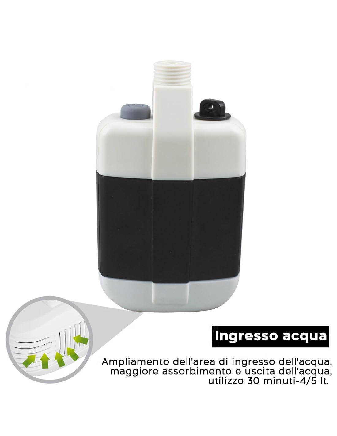 Soffione Doccia Portatile Ricaricabile Tubo Flessibile Da Campeggio O Giardino - modelli casuali