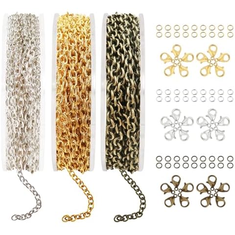 TOAOB 49 Feet Jewelry Making Chains Cover