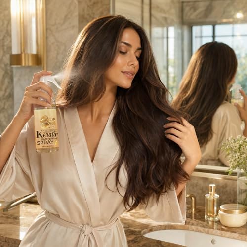 Keratin Hair Mist Spray 100mL para cabello seco y dañado miniatura 7