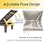 SIHAIAN Patio Lounge Chair Cover Waterproof Outdoor Chaise Lounge Covers UV Resistant Special Fixed Design 78Lx32Wx35H Beige 1Pack Patio Furniture Covers