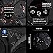 PIWO Smart Music Boxing Machine - Home Wall Mount Boxing Training Machine, Agility Training Digital Boxing Wall Target with Boxing Glove 2 Pairs of Boxing Gloves,Red