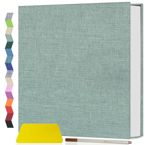 Image of Popotop Photo Album Self Adhesive Scrapbook Album for 4x6 5x7 8x10 Pictures DIY Photo Book as Scrapbooking Supplies Kits, Birthday Gifts for Women Mom Wedding Baby Family Travel