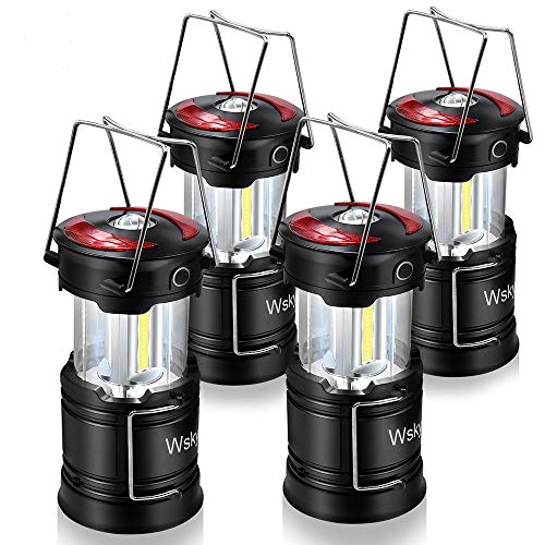 image for Wsky Led Camping Lantern - Rechargeable LED Flashlight Lantern - High 