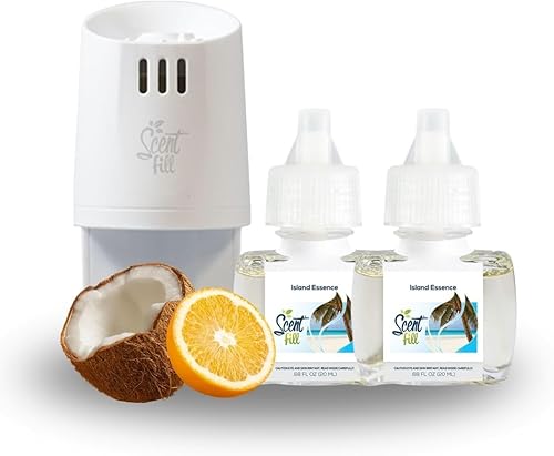 Miniatura 21 de Scent Fill Kit de Ambientador Enchufable con Forma de Árbol de Navidad (Abeto Fraser Bálsamo y Abeto Sicómoro), 2 Recambios + Difusor