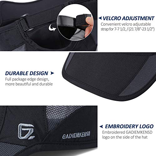 image for GADIEMKENSD Running hat Quick Dry Sport Cap Lightweight Breathable Uns