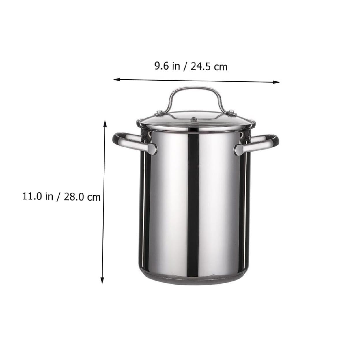 Cabilock 1set Portable Stainless Steel Frying Pot with Drainer Basket Energy Efficient Deep Fryer for Home Cooking Lightweight and Easy to Clean for Fish Shrimp and Fries