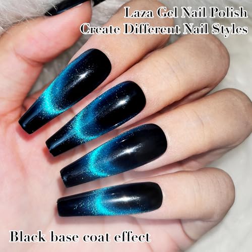 Esmalte gel Cat Eye Laza 15ml Blue Tears brillante miniatura 3