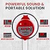 Pyle 30W Megaphone Speaker with Microphone, Loud Bullhorn Megaphones with Siren & Adjustable Volume, Loud Hailer Mega phone, Indoor/Outdoor Use, Perfect for Sports, Police, Safety Drills, Kids & More #4
