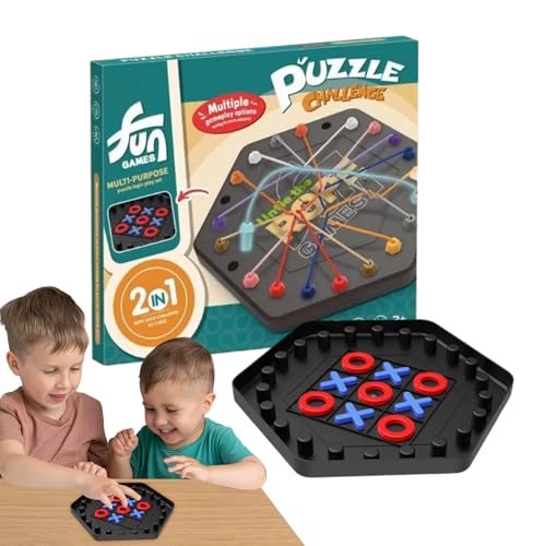 Brain Knops Game - Divertente gioco di pensiero per bambini | Sfide strategiche per interni, gioco da tavolo portatile per la casa e i viaggi