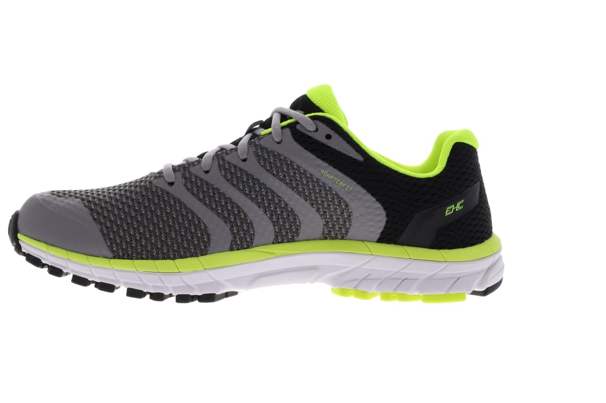 Inov-8 Men's Roadclaw 275 Knit Hiking Shoe, Grey/Yellow, 9.5