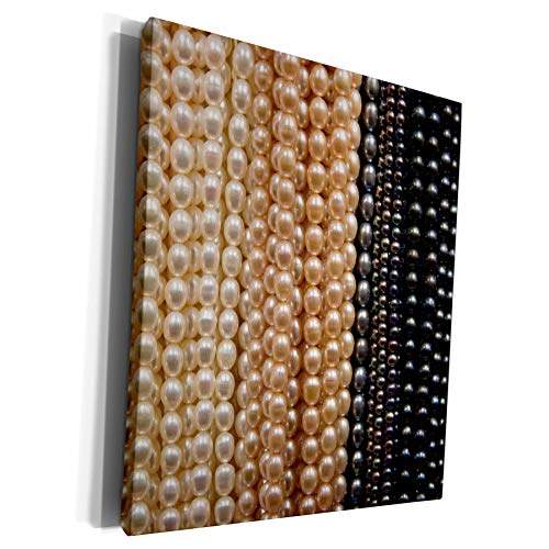 3dRose Hong Kong, Kansu Jade Market, Freshwater pearls-AS07... - Museum Grade Canvas Wrap (cw_73386_1)