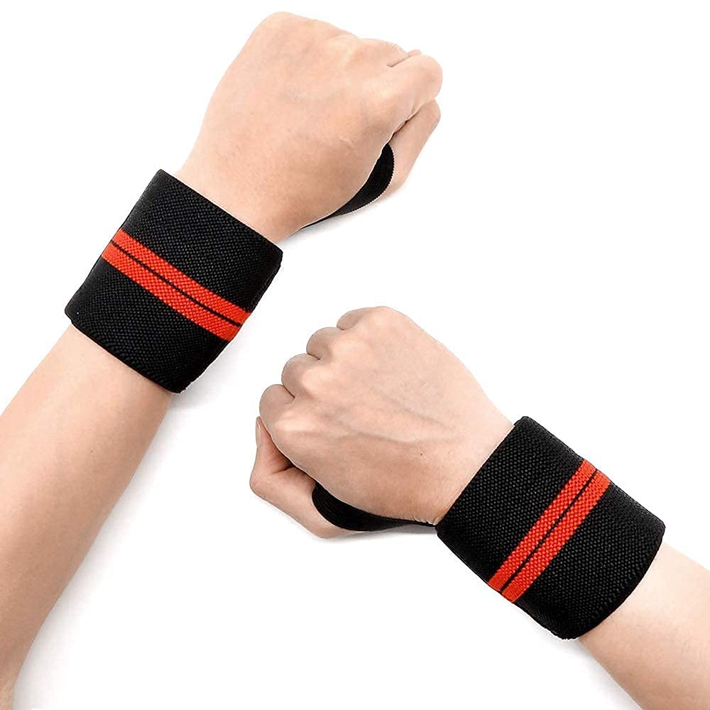 Fit Div™ Wrist Band for Men & Women, Wrist Supporter for Gym, Workout. Wrist Wrap/Straps Gym Accessories for Men for Hand Grip & Wrist Support. While Workout or Aerobatic-image-39