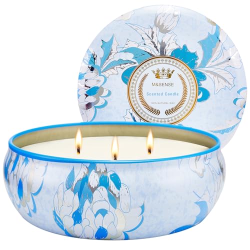 M&SENSE Clean Cotton Scented Candle 12oz
