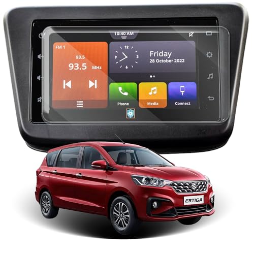 Car Screen Protector for Maruti Suzuki Ertiga |2022 - Running| - 7 Inch, Anti-Scratch, Easy Installation, Clear Touchscreen Guard, Infotainment System Protection (Not a Tempered Glass)